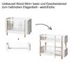 Wood Umbauset Mini+ basic und Geschwisterset  zum halbhohen Etagenbett - weiß/Eiche