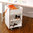 Schreibtisch Eiermann weiß 150x75 + Stuhl Square + FIXX-Container mit Schale