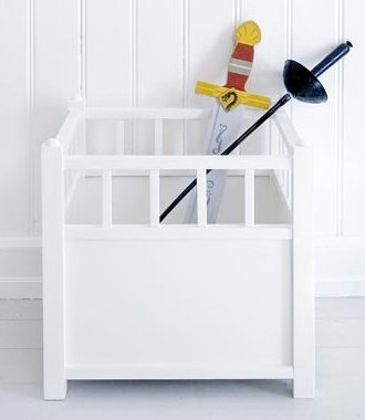 Oliver Furniture Spielzeugtruhe Kubus - weiß