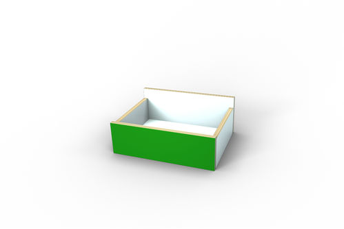 Box, 20 cm hoch - grün
