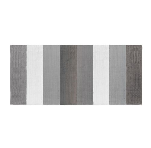 Sebra Teppich gewebt - grau