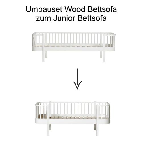 Wood Umbauset Bettsofa zum Junior Bettsofa