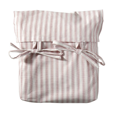 Vorhang für Seaside Lille+ halbhohes Hochbett - rosa Streifen