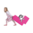 Lümmel Polsterhocker - pink