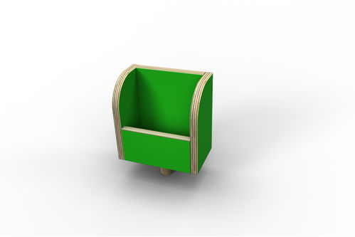 Tool T2 Zettelbox  für Tisch - grün