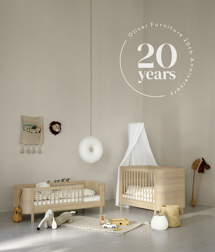 Wood Mini+ basic Baby- bis Juniorbett - Eiche